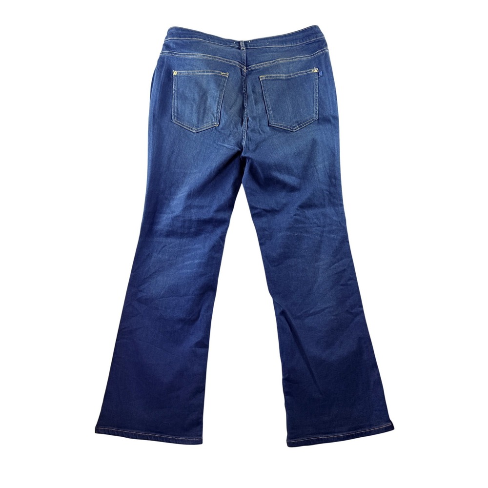 PILCRO Flare Bootcut Jeans Blue Dark Wash Bootcut 16x30 (Flaw) 70s style - Picture 3 of 9